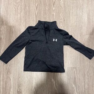Under Armour Kids Charcoal Long Sleeve Pullover